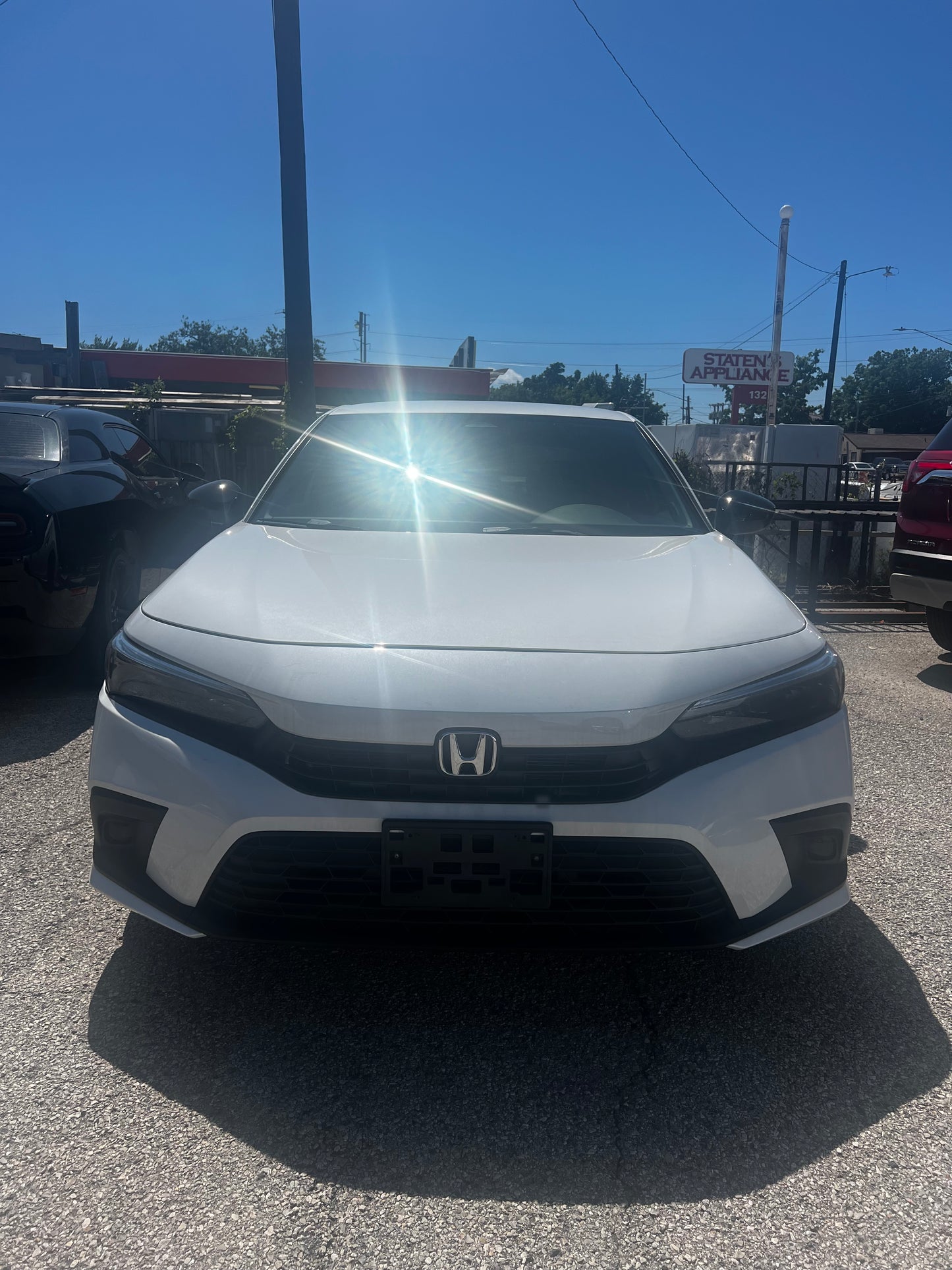 2022 Honda Civic LX WHITE