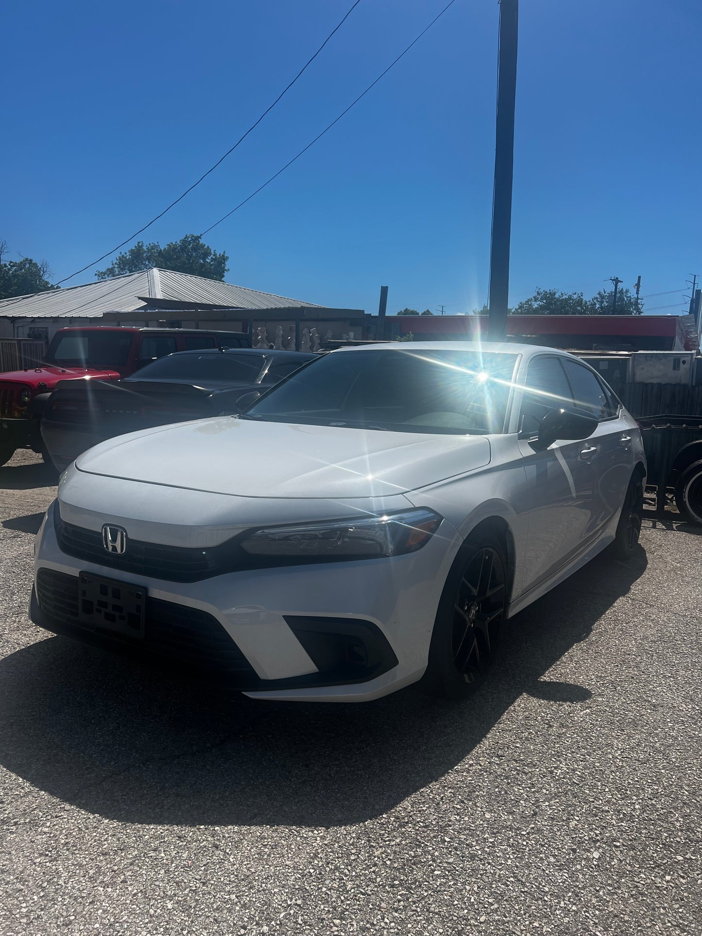 2022 Honda Civic LX WHITE
