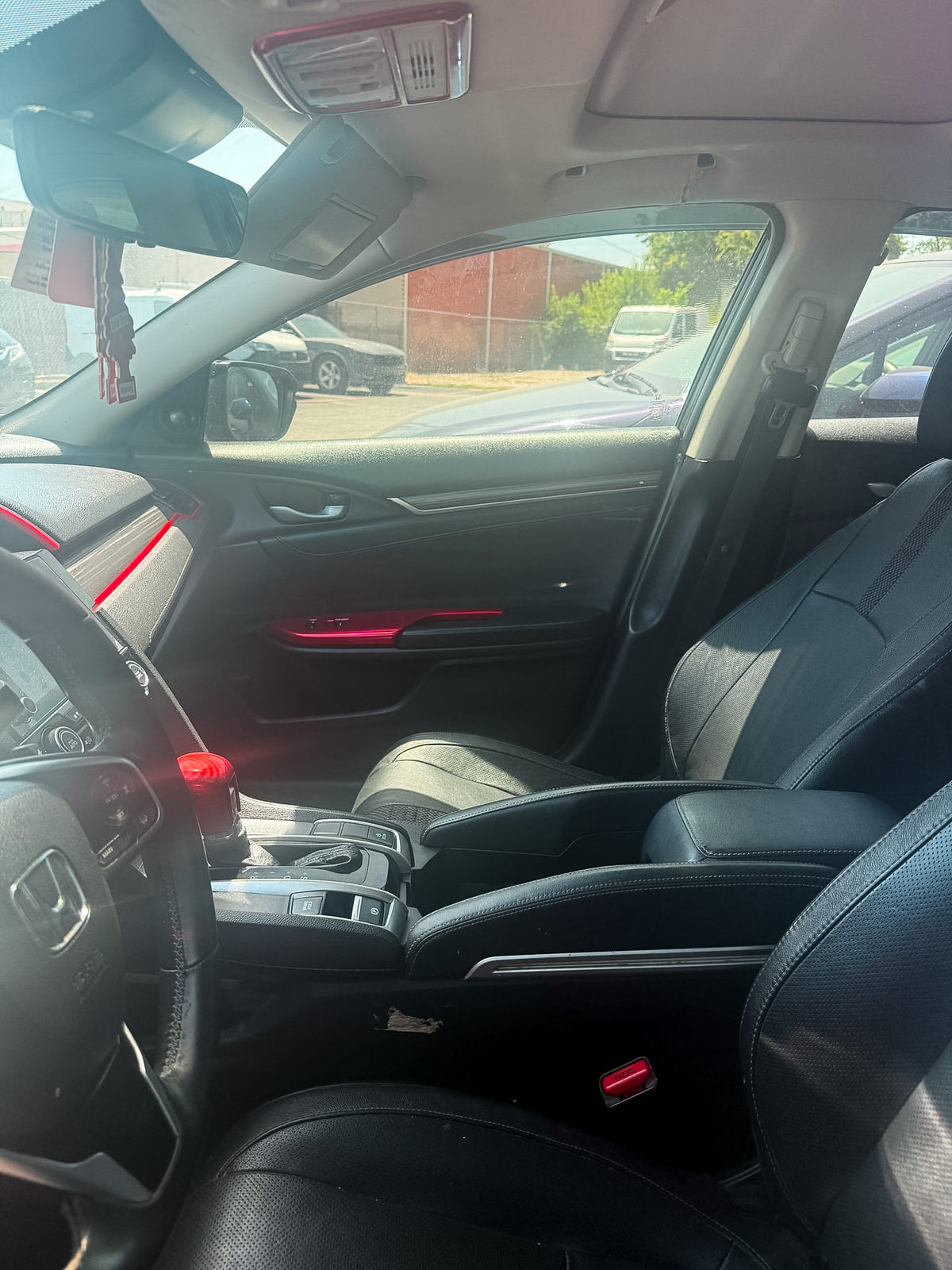 2021 Honda Civic Black and Red