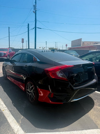 2021 Honda Civic Black and Red