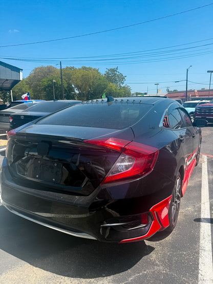 2021 Honda Civic Black and Red